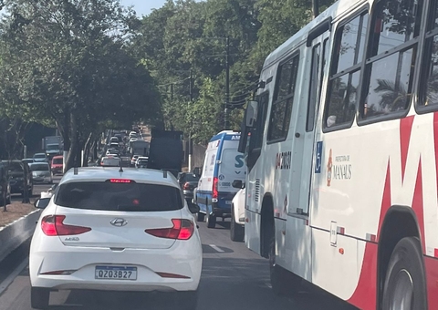 Evento causa congestionamento em avenidas de Manaus