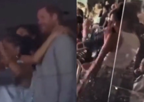 Príncipe Harry e Meghan Markle são flagrados curtindo show de Beyoncé; vídeo