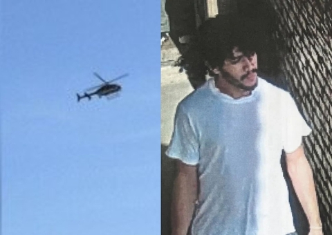 Buscas por brasileiro que fugiu da prisão nos EUA tem áudio da mãe em helicóptero