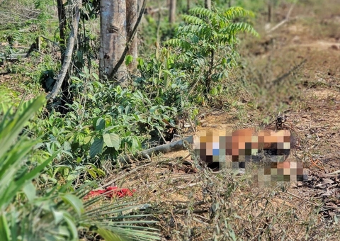 Ajoelhado e com as mãos amarradas para trás, homem é achado morto em Manaus