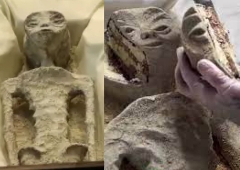 Suposto corpo de extraterreste exposto no México vira meme no Brasil