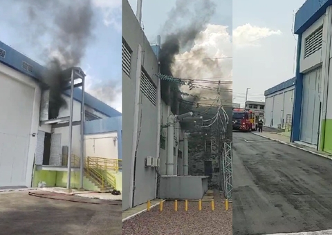 Incêndio atinge subestação da Amazonas Energia na Djalma Batista; vídeo