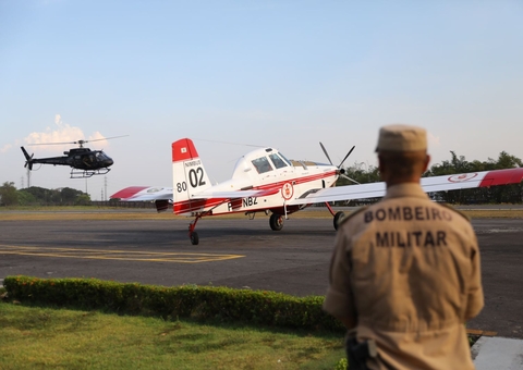 Mais aeronaves chegam ao Amazonas para intensificar combate às queimadas
