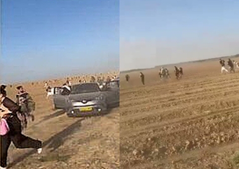 Vídeo mostra participantes da rave de pai de Alok fugindo pelo deserto em Israel