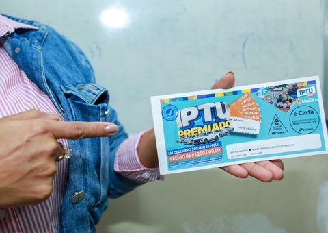 8ª parcela do IPTU vence na segunda-feira em Manaus