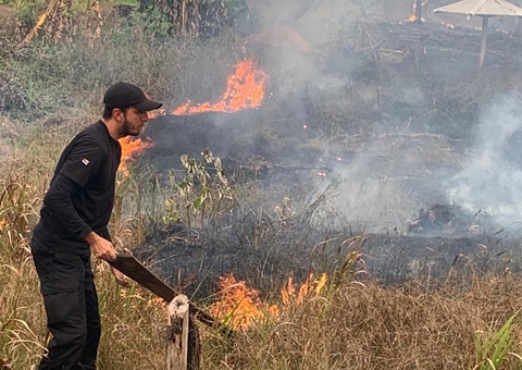 Força-tarefa atua em combate contra queimadas em Autazes no Amazonas