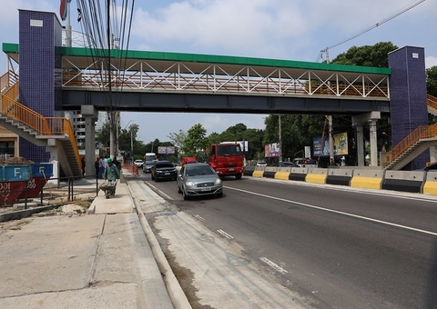 Passarela da Av. Ephigênio Sales será entregue no aniversário de Manaus