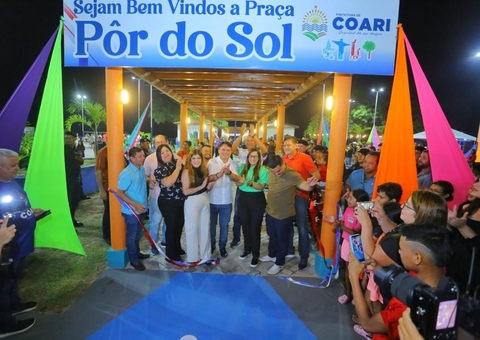 Coari ganha Praça Pôr do Sol, mais um cartão-postal para a cidade 