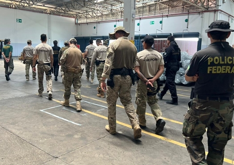 PF realiza fiscalização contra crimes ambientais no Porto de Manaus