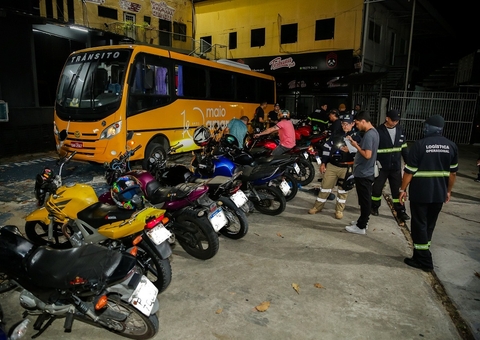 Mais de 500 motocicletas envolvidas em “rolezinho” são autuadas pelo Detran Amazonas