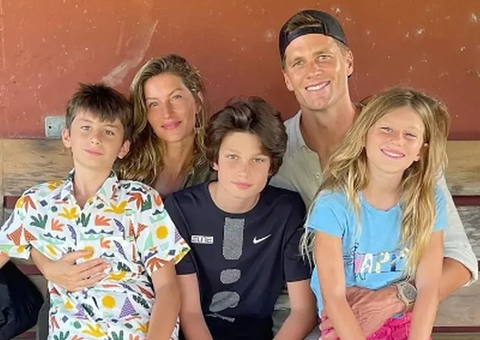 Gisele Bündchen e Tom Brady passam férias paradisíacas com os filhos após separação