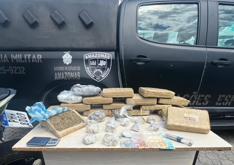 Drogas avaliadas em R$ 468 mil são apreendidas em Manaus