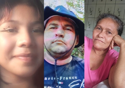 Três pessoas desaparecem em Manaus e familiares pedem ajuda