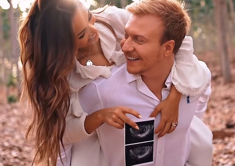 Gabi Luthai anuncia gravidez do primeiro filho com Teo Teló, irmão de Michel Teló