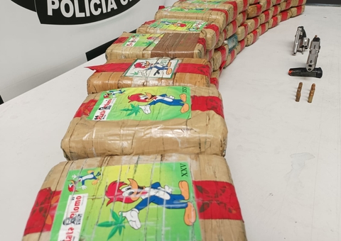 Com drogas personalizadas e armas, homem é preso por tráfico pela 2ª vez em Manaus