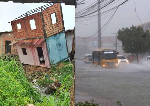 Risco de tombamentos e mais: Manaus registra 10 ocorrências durante chuva