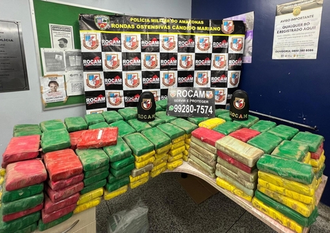 Mais de 4 toneladas de drogas são apreendidas em 30 dias no Amazonas