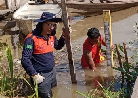 Nova estação de monitoramento do nível do rios é instalada no Amazonas