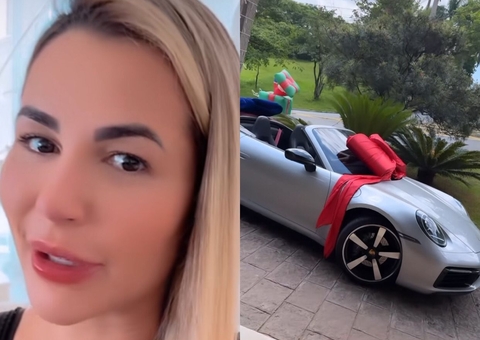 Deolane rifa Porsche de R$ 1 milhão e duas motos