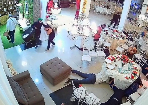 Criminosos fazem arrastão em festa de casamento em Manaus