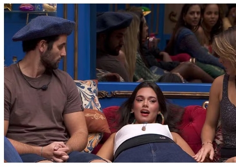 Tadeu Schmidt manda recado para Alane durante paredão: 'Não é sobre você'