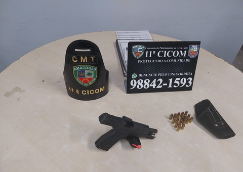 Motorista de BMW é preso com arma escondida dentro de carro no Coroado