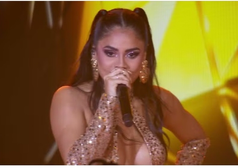 Lexa desabafa durante show no BBB: 'Nessa casa que me causou tantas emoções'