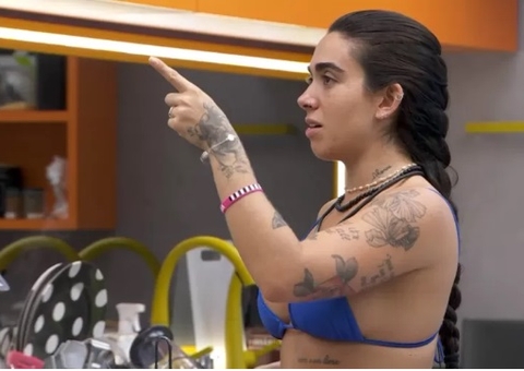 Giovanna diz que ficou em saia justa com Bin após comentário de Leidy 