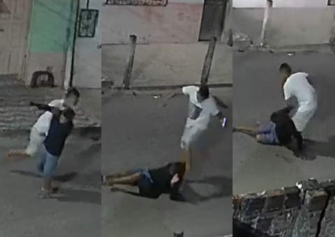 Homem desmaia ao ser agredido durante assalto na véspera de Natal no Amazonas; vídeo