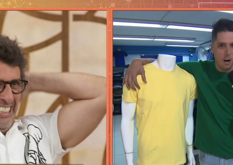 Entrevistado se confunde e chama Milhem Cortaz de Marcius Melhem ao vivo no 'Encontro'