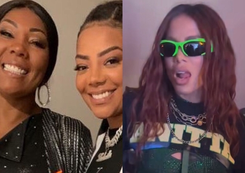 Mãe de Ludmilla vaza áudio sobre Anitta e revolta fãs da cantora