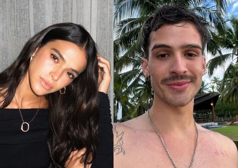 Bruna Marquezine é vista aos beijos com João Guilherme em Fernando de Noronha