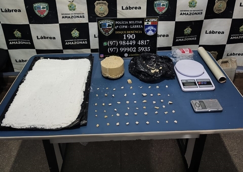 Traficante é preso com R$56 mil em cocaína e oxi no Amazonas