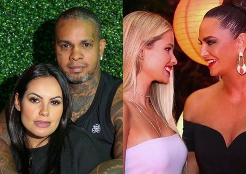 Mulher de Rodriguinho sai em defesa do cantor e rebate Luiza Brunet