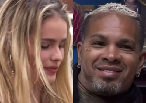 Rodriguinho volta chamar atenção de Yasmin Brunet sobre comida e modelo perde a paciência