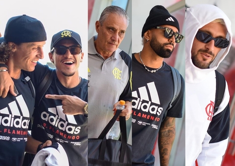 Flamengo desembarca hoje em Manaus para jogo contra Audax