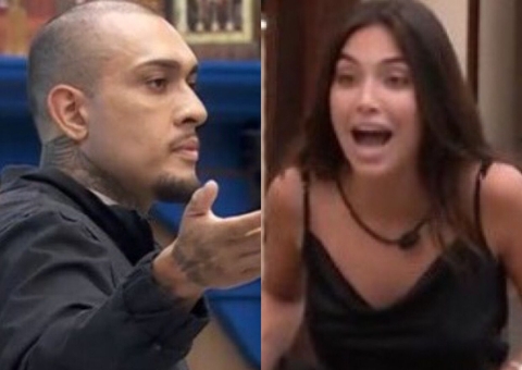 Vanessa Lopes grita com MC Bin Laden em briga no BBB24: 'me larga'