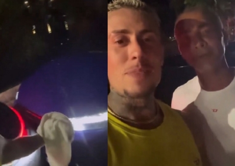 Romário bate carro de MC Daniel após after de show de Anitta