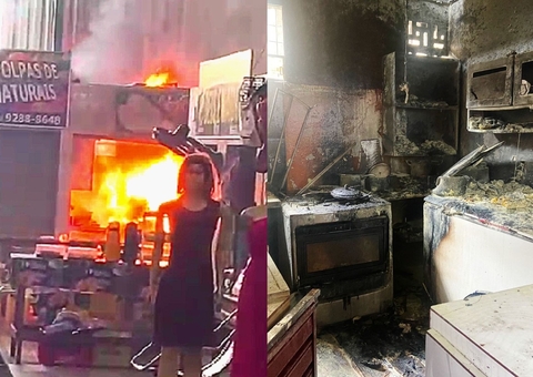 Incêndio atinge box em Feira de Manacapuru; vídeo