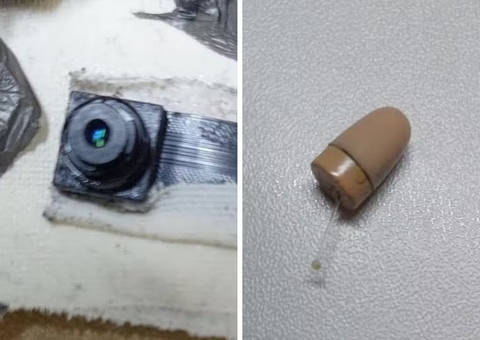 Homem é preso ao ser flagrado com câmera e ponto eletrônico em prova do Detran