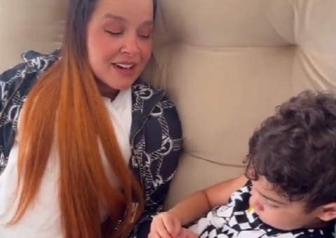Maiara canta para filho de Marília Mendonça e emociona fãs