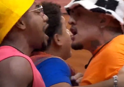 MC Bin Laden parte pra cima de Davi após brother chamar Lucas de 'calabreso'