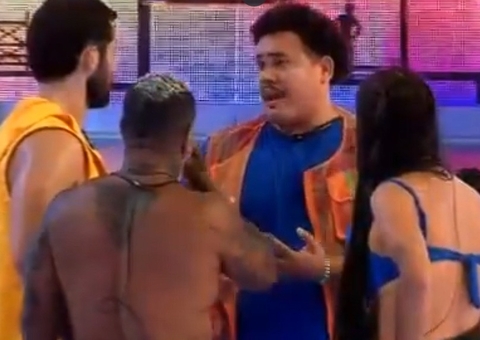 Lucas conta a brothers que foi xingado de gordo ao ser chamado de 'calabreso' por Davi