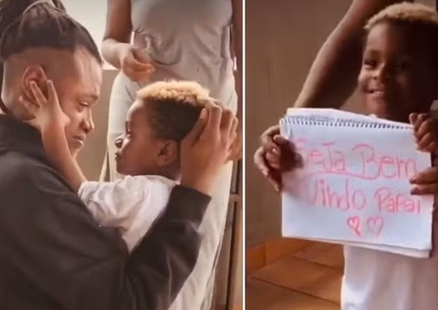 Luigi reencontra o filho após eliminação do BBB24 e emociona web