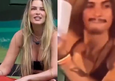 Folião viraliza com fantasia de 'desalinhador de chakras' de Yasmin Brunet