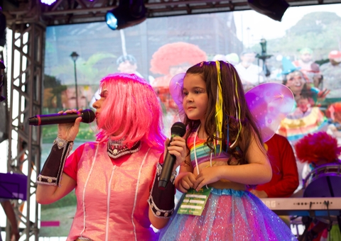 Banda Di Bubuia comanda Bloquinho Kids no calçadão da Ponta Negra