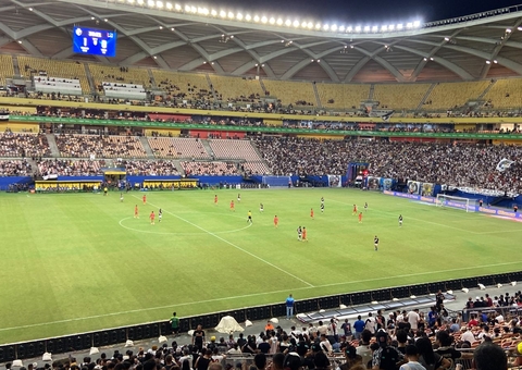 Vasco abre placar em jogo contra o Audax na Arena da Amazônia