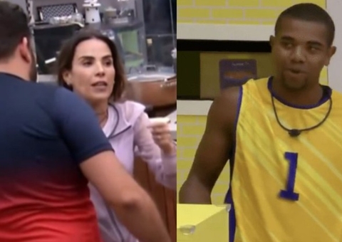 Wanessa e Michel comemoram eliminação de Davi da Prova de Resistência