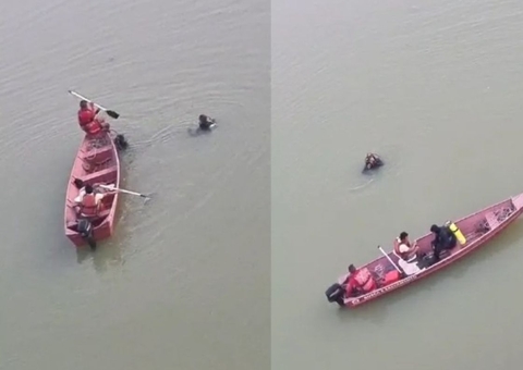 Jovem desaparece ao tentar atravessar rio nadando