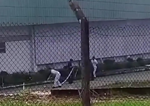 Incêndio atinge fábrica no Distrito Industrial; vídeos